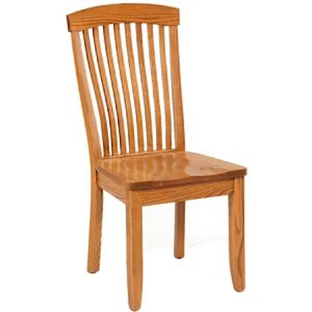 Empire Side Chair with Wood Seat